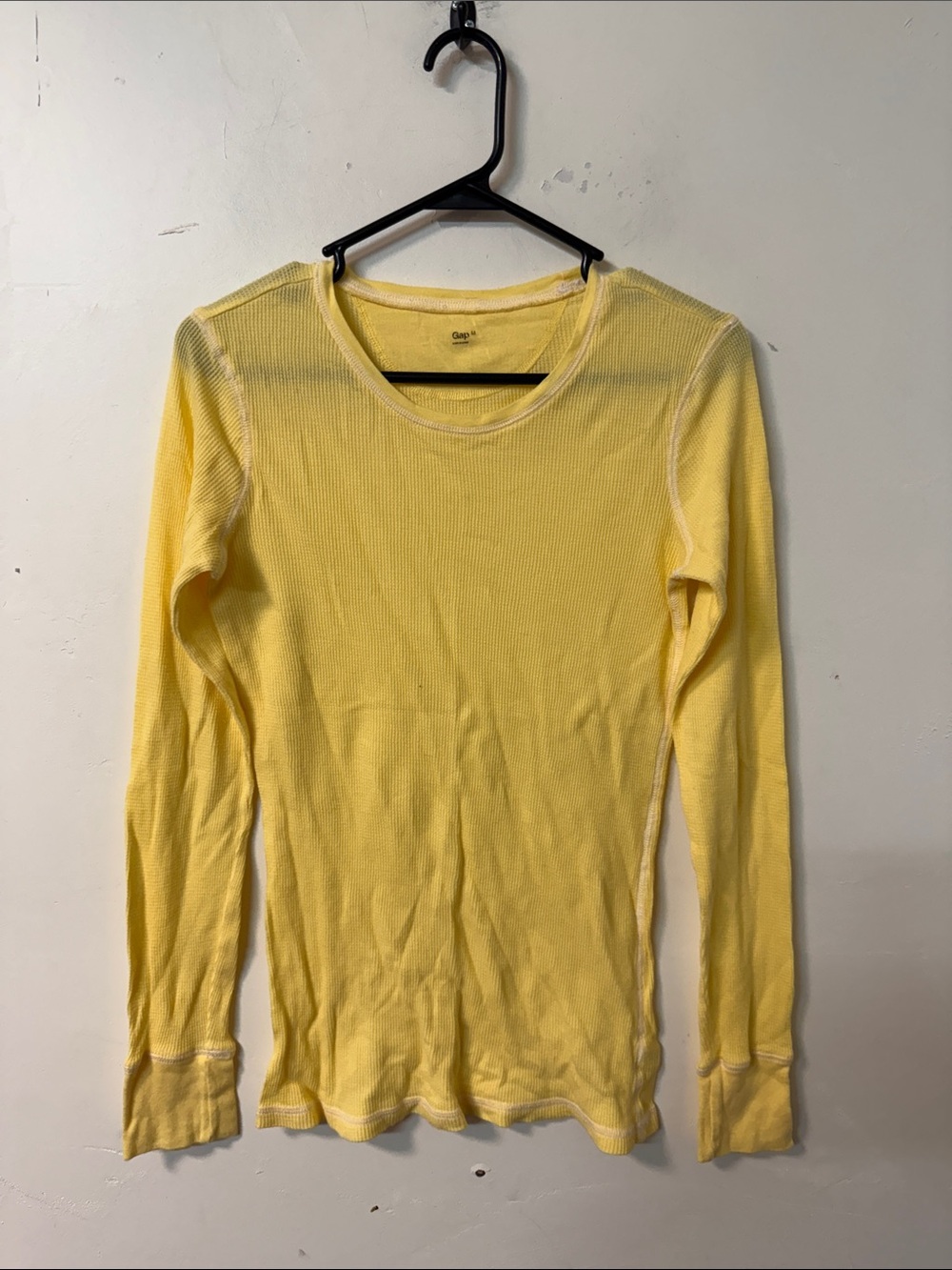 GAP Yellow Long-Sleeve Thermal Top 2009